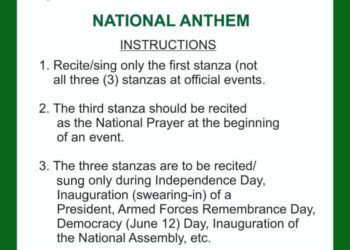 NOA Calls for Strict Adherence to Official National Anthem and Pledge