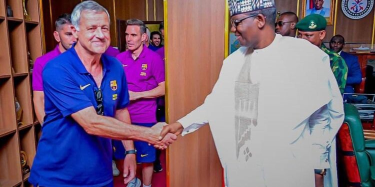 Matawalle: Barcelona Legends’ Visit Proof of Restored Security, Peace in Nigeria