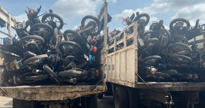 Lagos Task Force Seizes 64 Commercial Motorcycles
