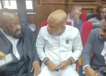 Kanu, Legal Team Hold Private Meeting in Courtroom Ahead of Tomorrow’s Defence