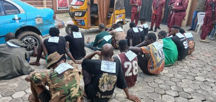 Ondo Amotekun Nabs Suspected kidnappers’ Spy, 37 Other Criminals