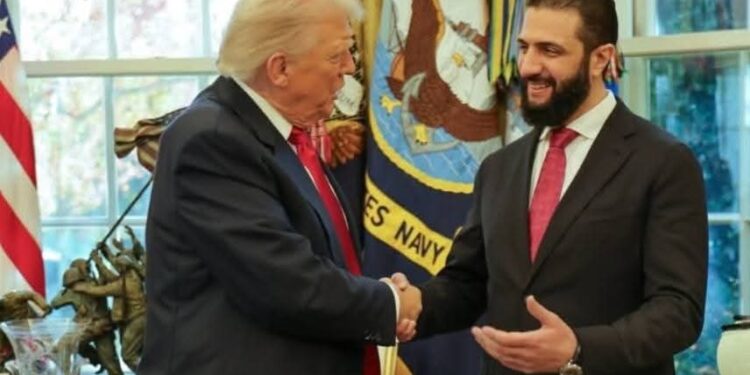 Historic White House Meeting Between Syrian President and President Trump