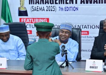 Young Muhammadu Buhari Thrills Marwa in Abuja