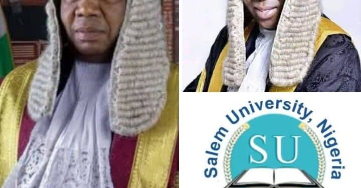 Salem University to Honour Justice Adah, Chief Ogwu Onoja with Honorary Doctorate Degrees