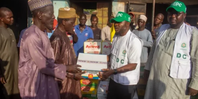 NEDC Distributes Food Items to Vulnerable Groups in Adamawa