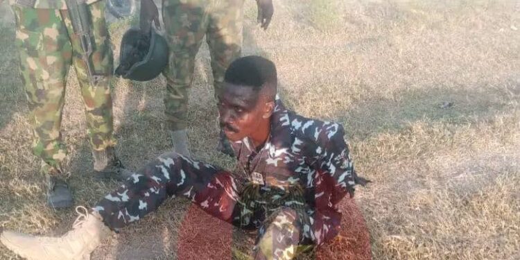 6 Brigade Arrest Police Officer Foraiding Armed Militia, Recover Weapons in Taraba