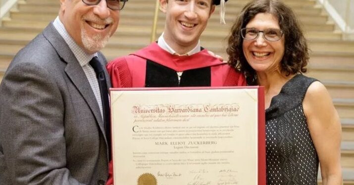 Mark Zuckerberg Receives Honorary Harvard Degree 13 Years After Dropping Out