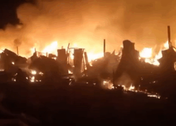 Fire Guts Baby Diaper Firm in Anambra