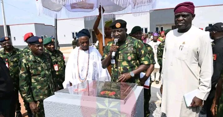 Army Inaugurates Affordable Housing Estate For Soldiers in Ibadan