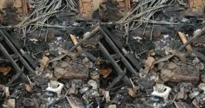 Fire Guts Aforigwe Market in Anambra