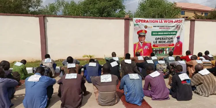 After US Airstrikes, Ondo Amotekun Arrests 39 Suspects Fleeing Sokoto