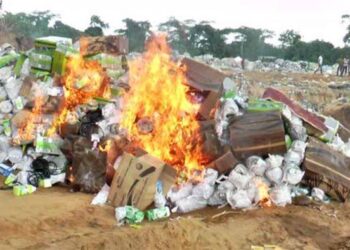 NAFDAC Destroys Substandard goods Worth N5 Billion in Nasarawa