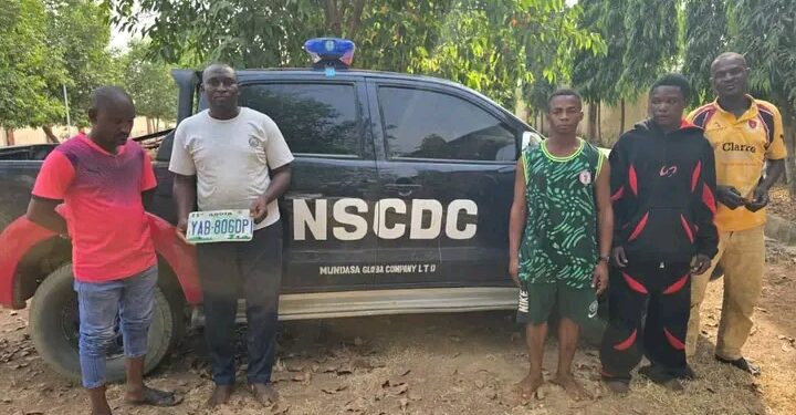 NSCDC Mining Marshals Nab Five for Posing as Officers in Abuja Illegal Mining Sting
