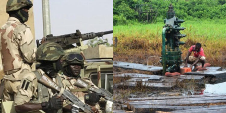 Troops Dislodge Criminals at Adibawa Oil Well Head, Plan Permanent Surveillance