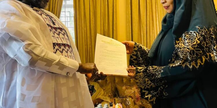 Minna Emirate Confers Traditional Title of Zinariyar Minna on Hajiya Sa’adatu Sani Musa