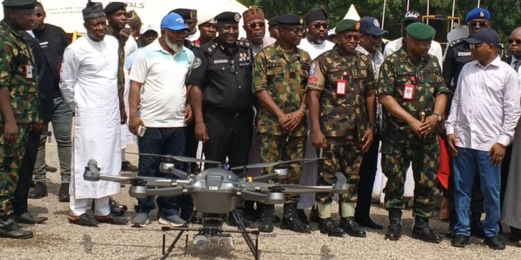 Gov. Ododo Unveils State-of-the-Art Security Drones, Declares Zero Tolerance for Insecurity in Kogi