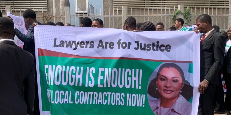 500 Lawyers Storm Finance Ministry Over Unpaid Debts To Contractors