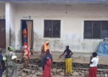 Fire Guts Mopol 13 Office Complex in Makurdi