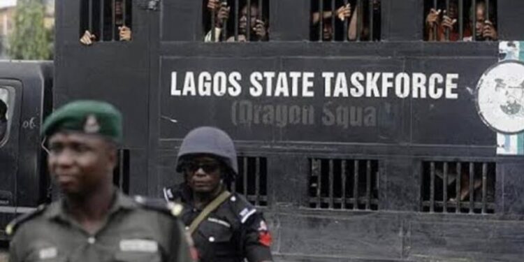 Lagos Task Force Apprehends Six Suspected Hoodlums