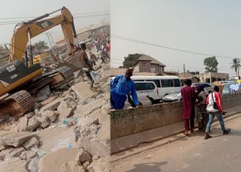 Photos: Commuters Groan in Heavy Gridlock Amid Demolition of Mararaba Bridge