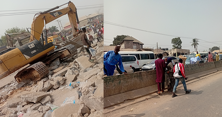 Photos: Commuters Groan in Heavy Gridlock Amid Demolition of Mararaba Bridge