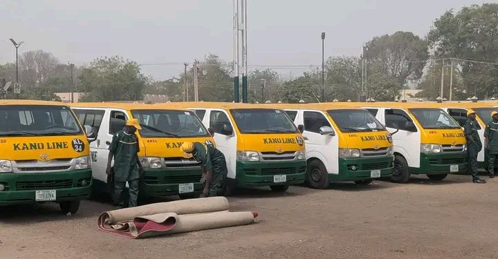 Gov. Yusuf Inaugurates 40 Refurbished Vehicles For Kano Line
