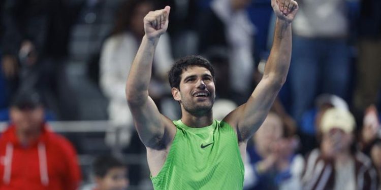Alcaraz Battles Into Second Round Of Qatar Open