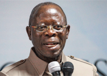 Oshiomhole Praises Trump’s Acknowledgment of Tinubu’s Wife, Remi