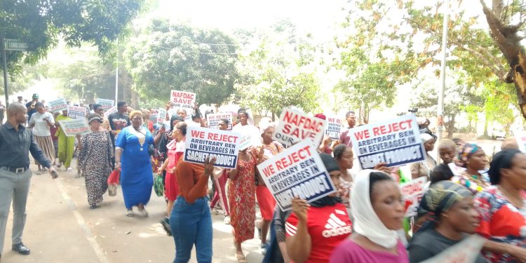 Coalition of Unemployed Nigerians Demands Immediate Sack of NAFDAC DG Over “Reckless” Sachet Alcohol Ban