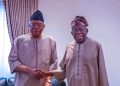 Tinubu Receives General Theophilus Danjuma (Rtd.) in Villa