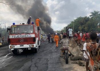 Driver, Motor Boy Die in Anambra Fuel Tanker Explosion