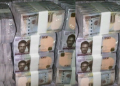 Naira’s Value Appreciates, Gains N11.93 at Official Market