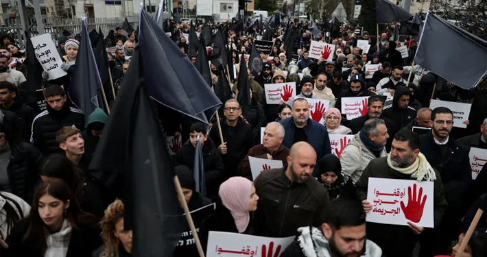 Israelis Protest Surge in Crime in Arab Communities