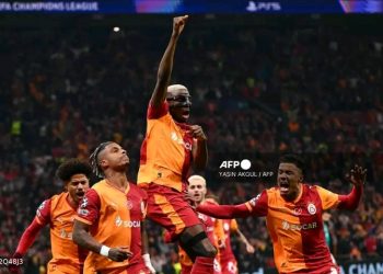 UCL: Osimhen Assist Helps Galatasaray Edge Liverpool 1-0 in Round-of-16 First-leg