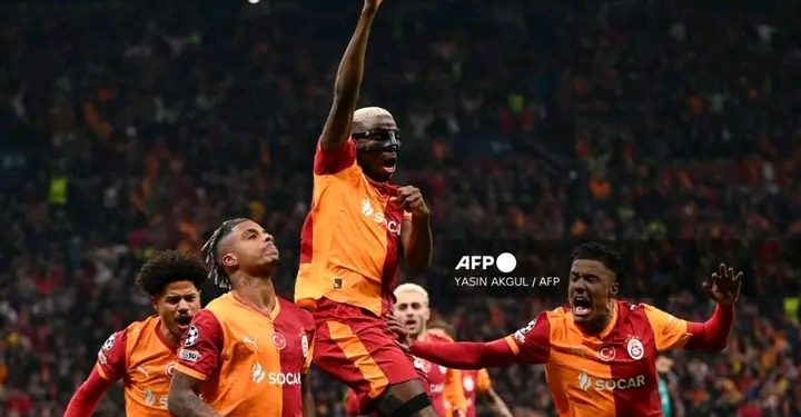 UCL: Osimhen Assist Helps Galatasaray Edge Liverpool 1-0 in Round-of-16 First-leg