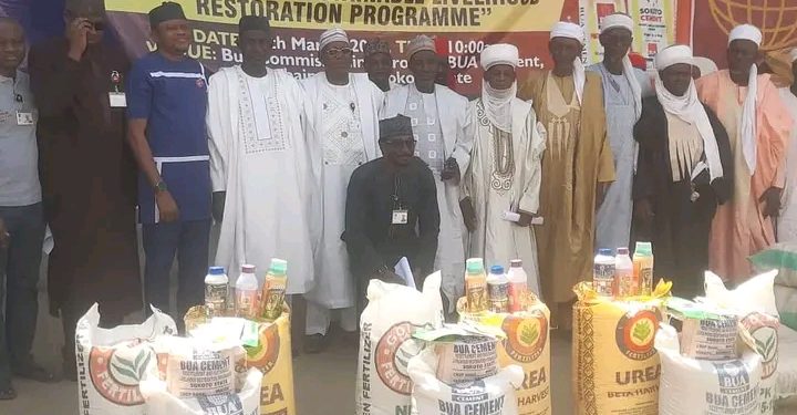BUA Cement Launches Agricultural Support Scheme for Displaced Farmers in Sokoto