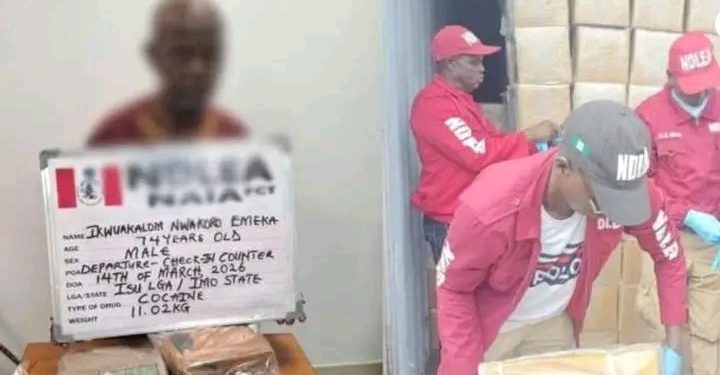 NDLEA Arrests Grandpa With Cocaine Hidden In Food Items At Abuja
