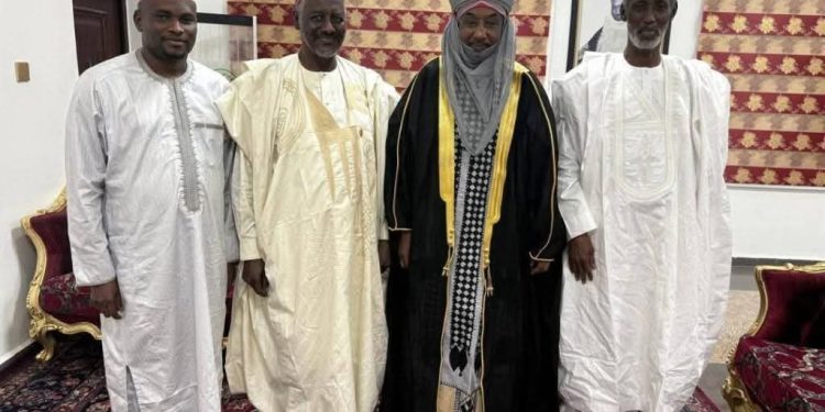 Kano Government Delegation Holds Closed-Door Iftar Meeting with Emir Sanusi