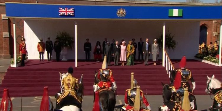 Royal Salute Heralds as King Charles Receives President Tinubu at Windsor Castle
