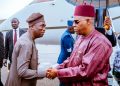 Shettima Arrives in Lagos to Brief Tinubu on Maiduguri Bombing Aftermath