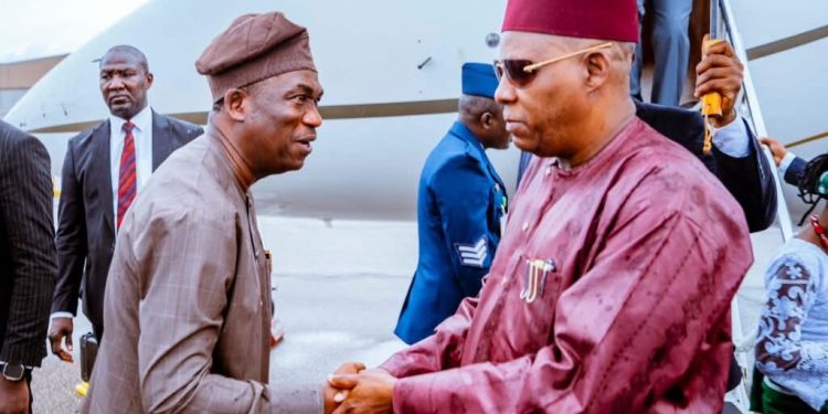 Shettima Arrives in Lagos to Brief Tinubu on Maiduguri Bombing Aftermath