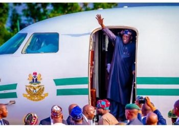Tinubu Departs Lagos for Abuja Following Eid Celebrations, UK Visit