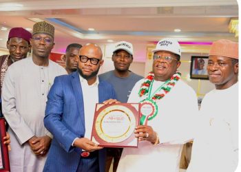 Works Minister Receives AljazirahNigeria Newspaper Personality Of Year Award