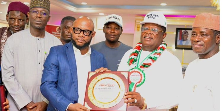 Works Minister Receives AljazirahNigeria Newspaper Personality Of Year Award