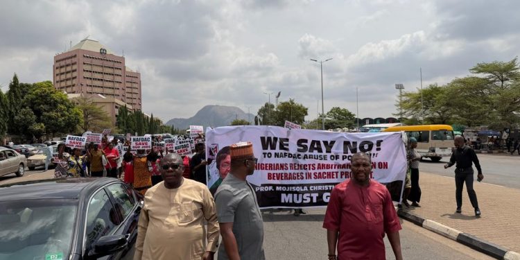 Protesters Occupy Health Ministry, Accuse NAFDAC Boss of Policy Abuse