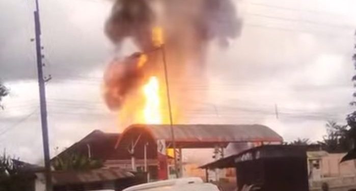 Gas Station Explodes in Calabar, Properties Destroyed