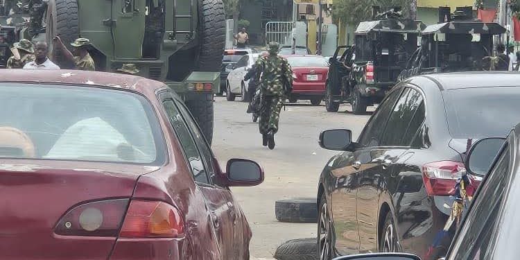 Security Forces Take Over INEC Headquarters in Abuja Amid ADC Planned Protest