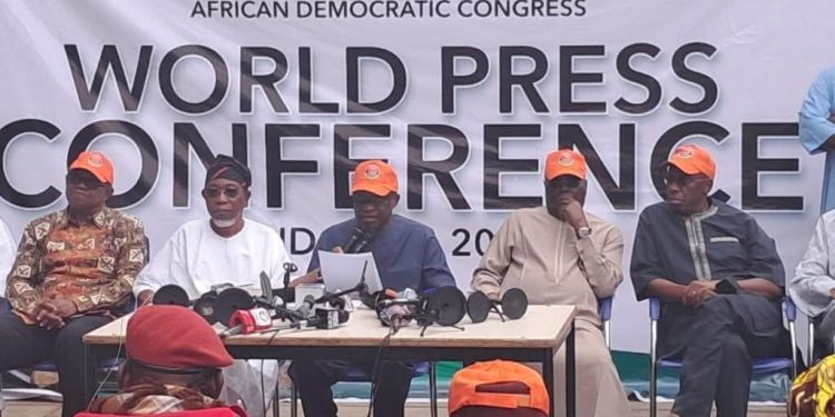 JUST IN: ADC Alleges Conspiracy to Keep Tinubu as Only 2027 Option, Demands INEC Chair Removal