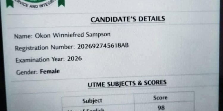 JAMB Dismisses Viral 394 UTME Result of C’River Candidate as Fake