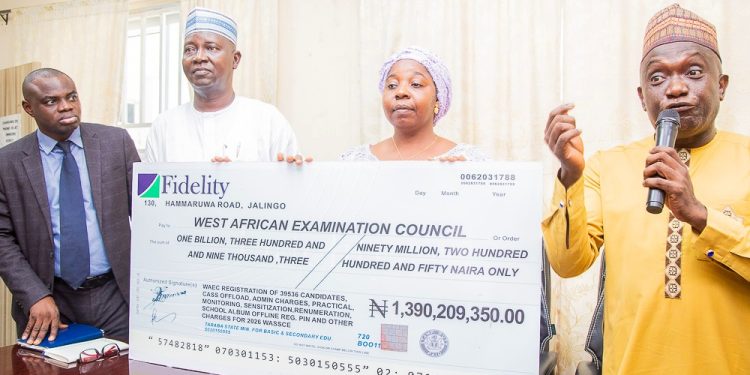 Gov Kefas Releases N1.39bn for WAEC and NECO Exam Fees of 77,536 Students, Plus N243.8m for Feeding Exchange Program Participants